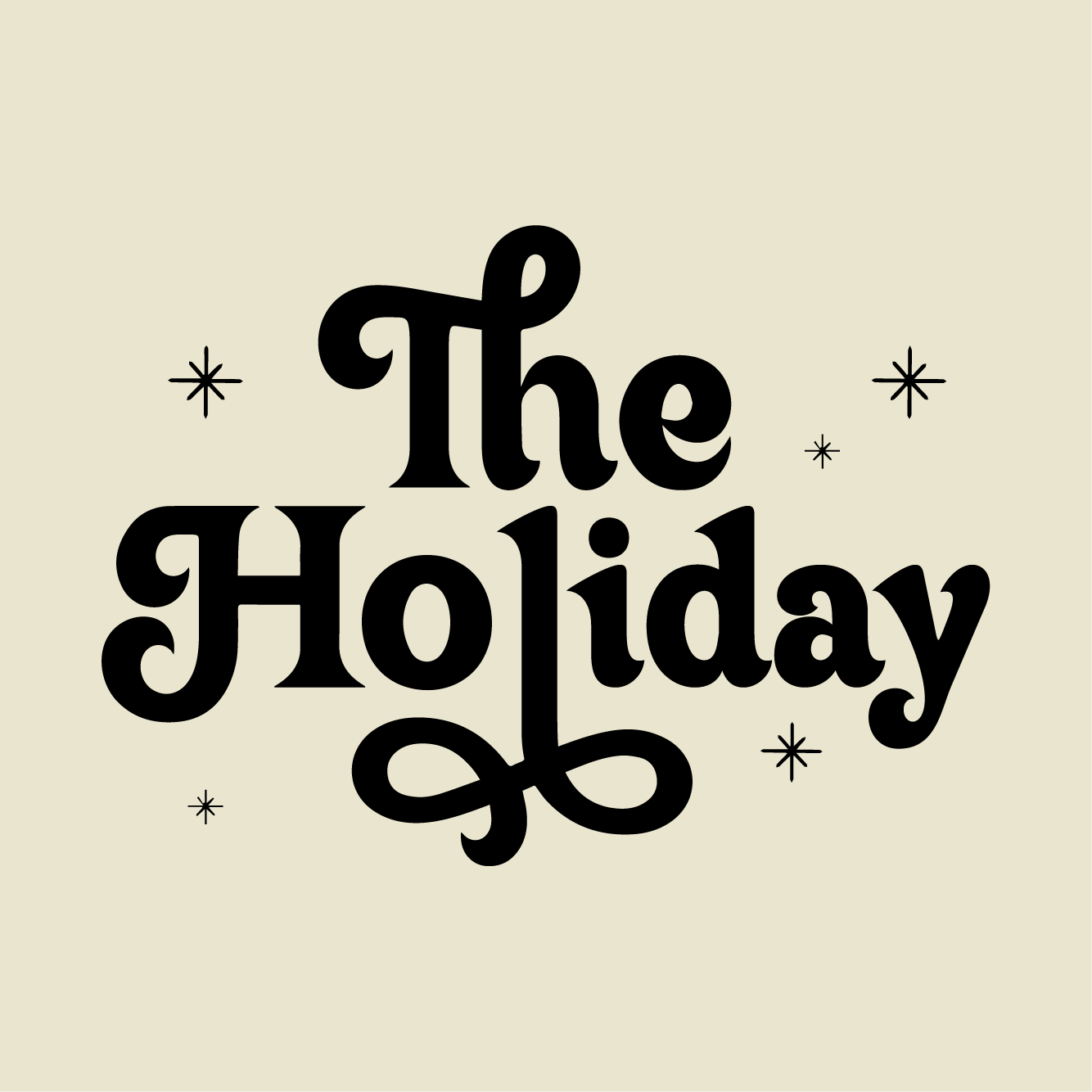 The Holiday 초대장 템플릿