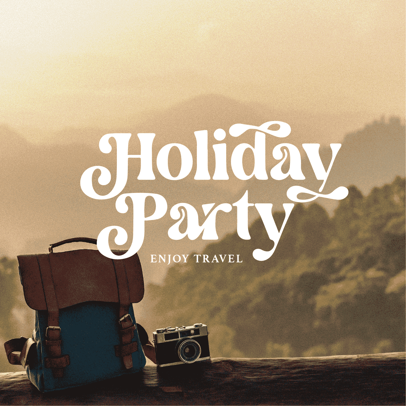 Holiday Party 초대장 템플릿